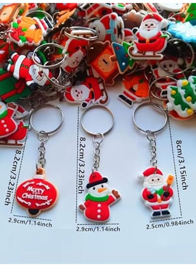 مجموعة من 5 قطع من سلسلة مفاتيح هدايا عيد الميلاد - Image 2