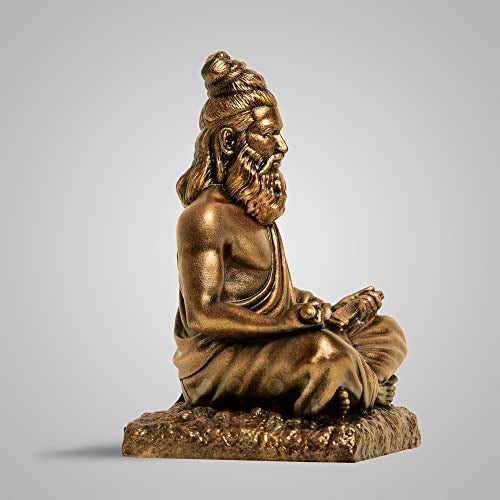 SILAII Thiruvalluvar Sculpture - 5 Inch, Antique Bronze Colour - Image 4