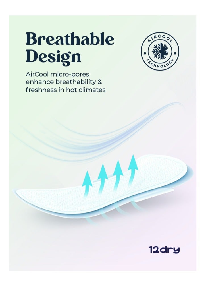 12dry Ultra-Thin Panty Liners, 3 Packs × 30 (Total 90 Liners) – Daily Freshness, Breathable, Leak-Proof, Odor Control, Soft & Comfortable, Secure Stay-Put Fit, Sustainable, FDA & CE Certified - Image 4