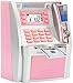 GoodsFederation ATM Piggy Bank for Real Money for Kids AdultsToy Money Bank with CardPasswordCoin RecognitionBill FeederBalance CalculatorElectronic Money Safe Coin BoxHot Gift for Boys Girls - Image 4