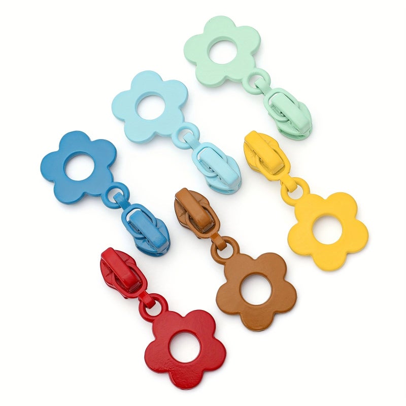 10pcs Lotus Root Starch Zipper Pulls for No 3 Nylon Zippers Home Sewing - Image 4