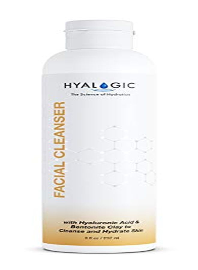 Hyalogic Spa Face Wash Facial Cleanser With Hyaluronic Acid And Bentonite Clay For Deep Moisturizing Skin Care Naturally (8 Oz) - Image 1