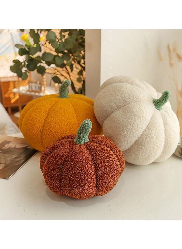 MAPLE HOME DECORATION Maple Home 3D Pumpkin Pillow Plush Adorable Fluffy Throw Soft Pillows Sofa Cushion Pumpkins Holiday Gifts Birthday Party  - Image 2