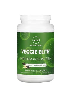 MRM Nutrition MRM Nutrition, Veggie Elite, Performance Protein, Vanilla Bean, 2.2 lb (1,020 g)  - Image 1