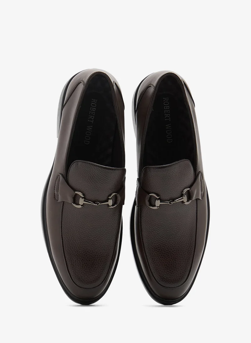 Robert Wood  Buckle Detail Formal Slip Ons for Men | Best Price UAE