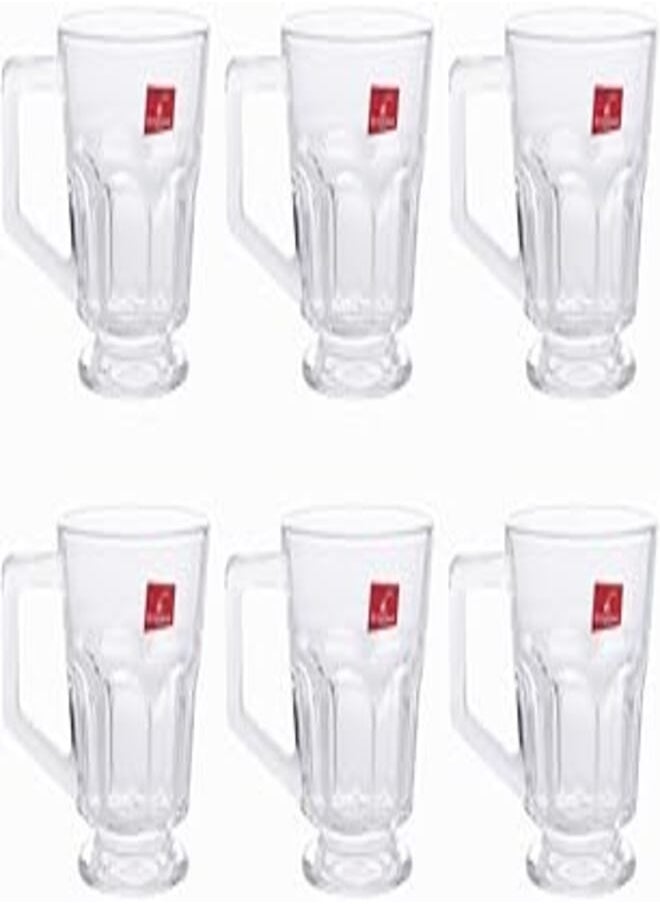 Blinkmax Blink Max brand cup set, pure glass, set of 6 pieces, code: B117 