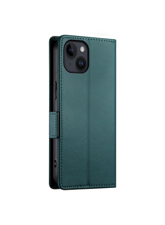 S-TOP Case For iPhone 14 Side Buckle Magnetic Frosted Leather Phone Case - Image 3