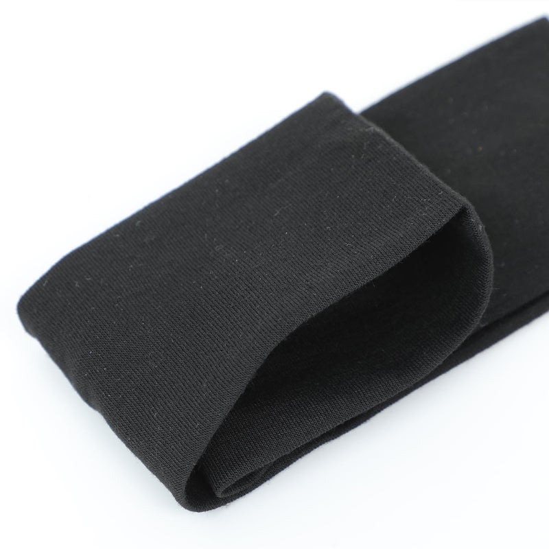 Ainitops 9Pcs Headbands for women Non Slip Headband, Soft Elastic Hair Bands for Women's Hair, Fashion Cotton Cloth Stretchy Sweat Bands Headbands for Sports, Makeup, Gym, Running, Yoga, Workout (Black) - Image 5