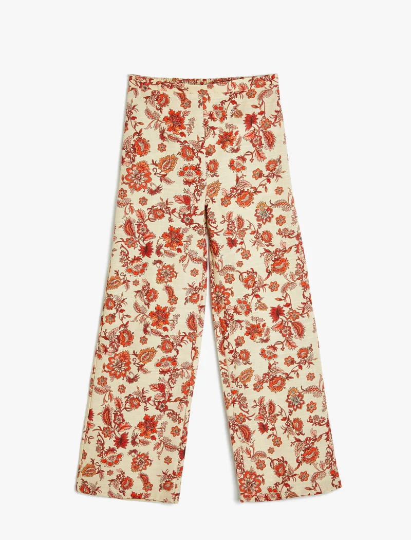 كوتون Koton | Printed Elastic Waist Pants