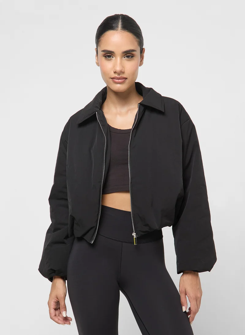 فورورد Zip Up Bomber Jacket