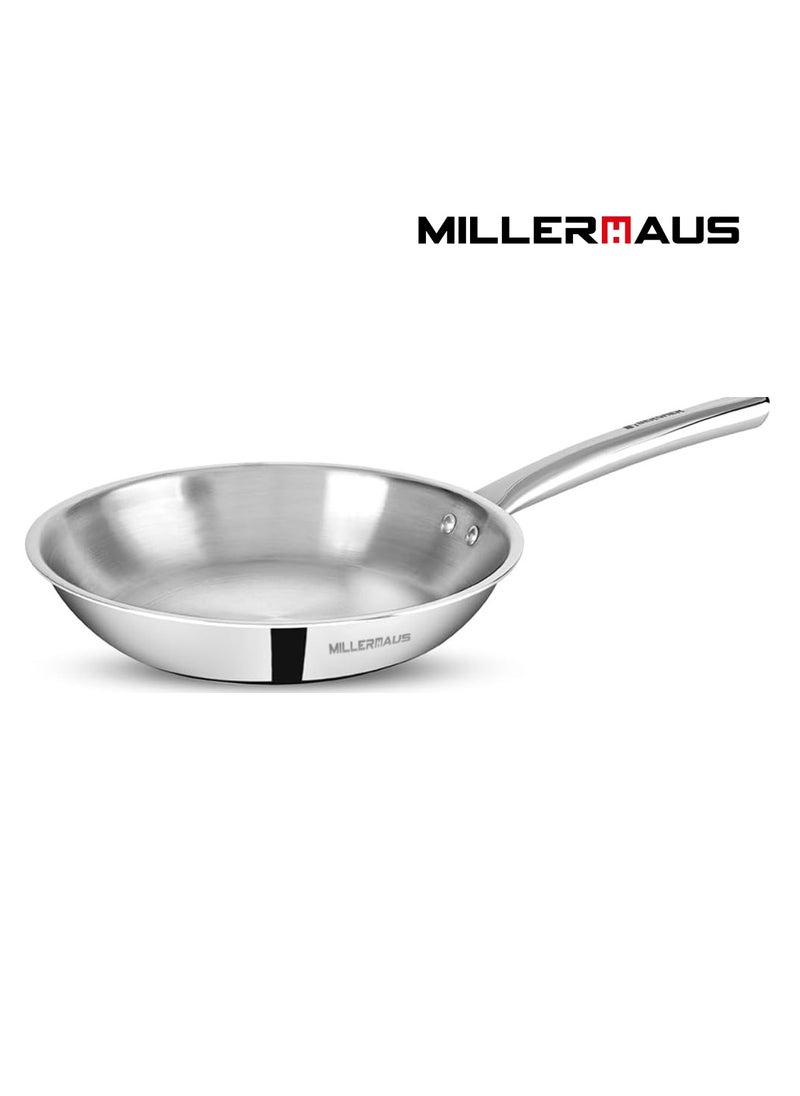 MILLERHAUS Millerhaus Tri-Ply Frypan 28cm Stainless Steel  - Image 1