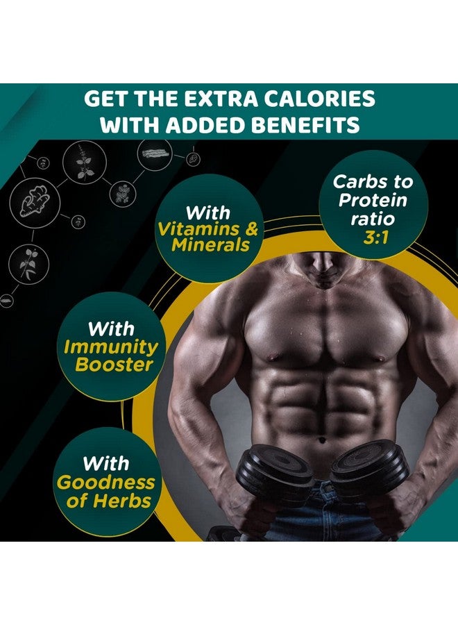 Himalaya Himalaya Quista Pro MASS For Weight Gain - 1kg (Chocolate)  - Image 5
