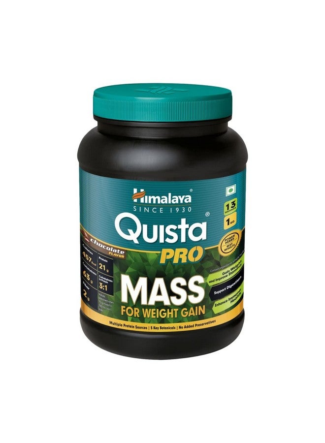 Himalaya Himalaya Quista Pro MASS For Weight Gain - 1kg (Chocolate)  - Image 1