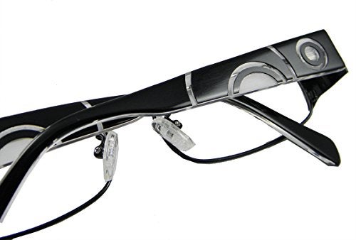 Circleperson Men Women Eyeglasses Optical Rectangle Spring Hinges W Clear Lens-black - Image 3