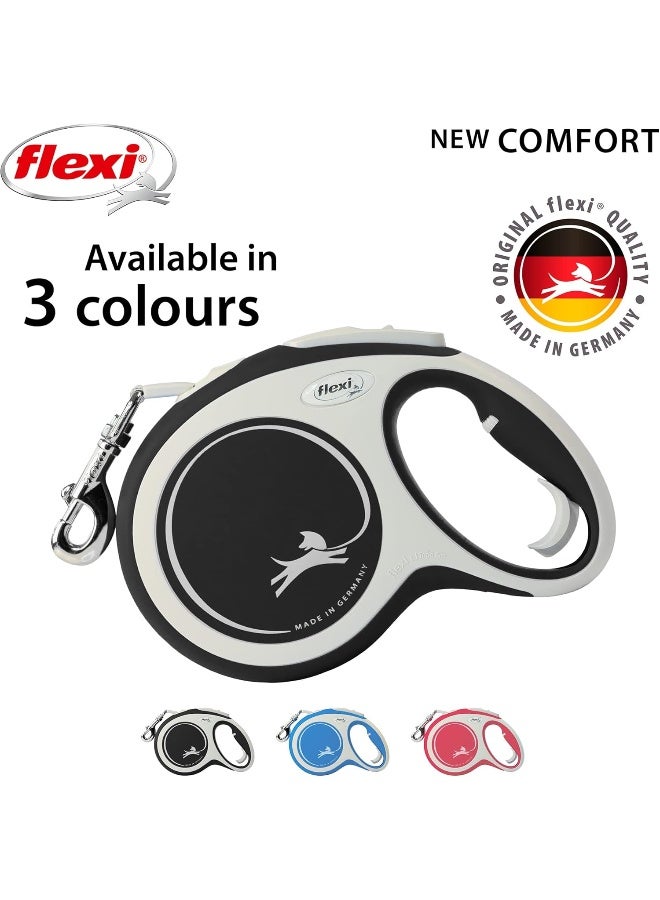 Flexi New Comfort Tape Leash 5m - Black Large - Image 5