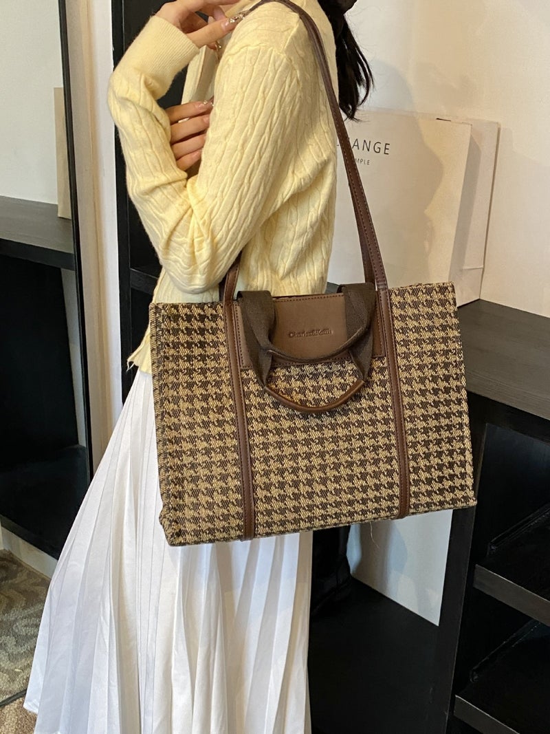 High-End Fashion Tote Bag Women'S 2024 New High-End Light Luxury Handbag Shoulder Crossbody Bag - Image 5