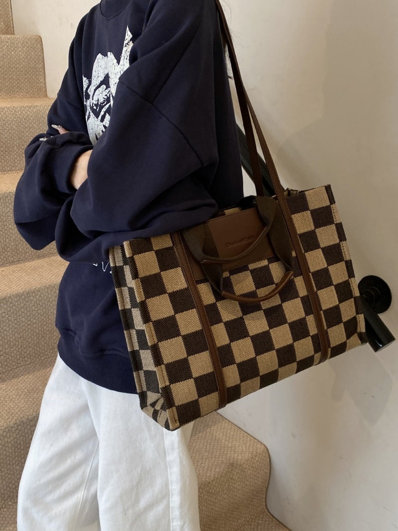 High-End Fashion Tote Bag Women'S 2024 New High-End Light Luxury Handbag Shoulder Crossbody Bag - Image 4