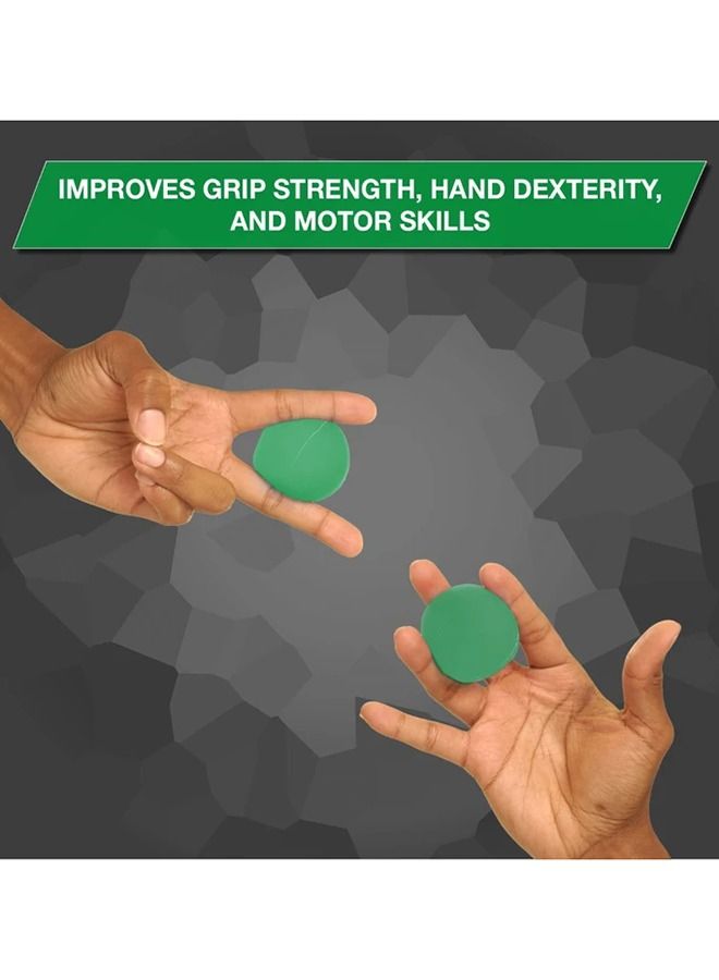 TheraBand XL Hand Exerciser – Green Medium Resistance – Extra Large Therapy Ball for Hand, Finger, & Grip Strength - Image 4