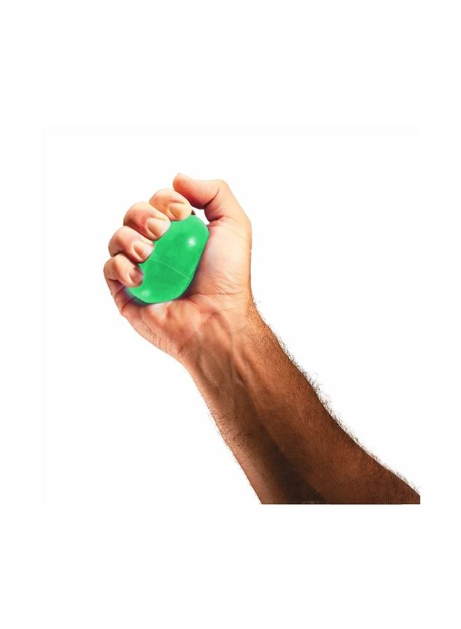 TheraBand XL Hand Exerciser – Green Medium Resistance – Extra Large Therapy Ball for Hand, Finger, & Grip Strength - Image 2