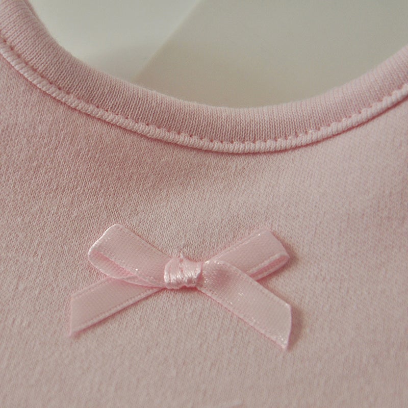 2pcs 360 Degree Rotation Cotton Bib Bowknot Kids Lunch Apron for Baby Infant Girl (White and ) - Image 3