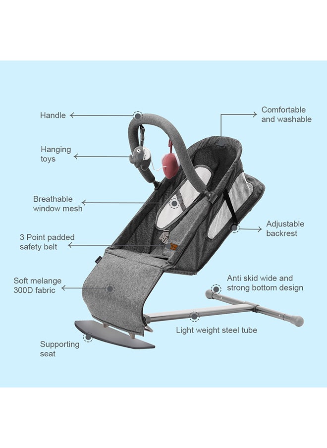 TEKNUM Baby Bouncer with Grab Toys - Dark Grey - pzsku/Z94FA89F61E93327C2FE8Z/45/_/1720708144/02904291-a774-43e3-985a-74cf152d636a