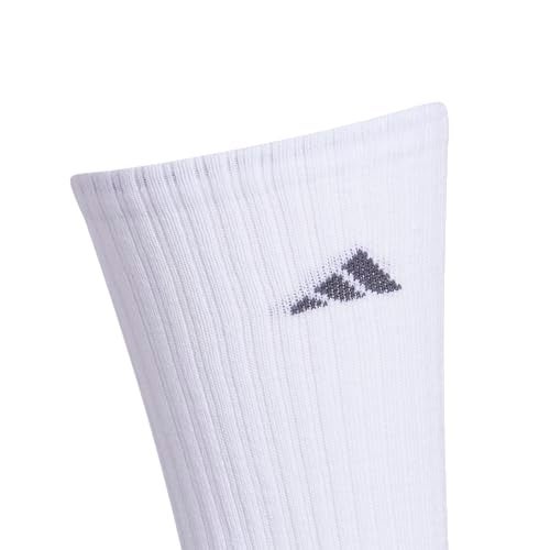 adidas Mens Athletic Cushioned Crew Socks (3 Pairs) Workout & Training - Image 3