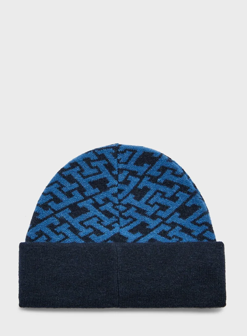 TOMMY HILFIGER Monogram All Over Beanie