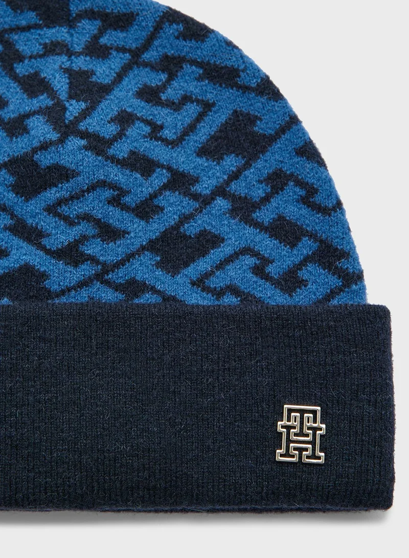 TOMMY HILFIGER Monogram All Over Beanie