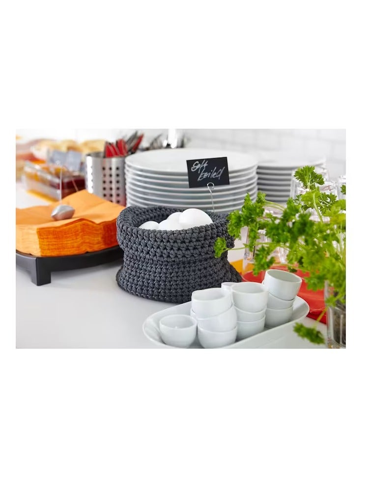 Bowl/egg cup, rounded sides white5 cm - Image 2