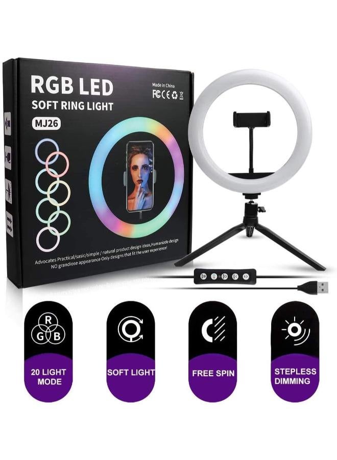 26 RGB LED Soft Ring light - Image 2