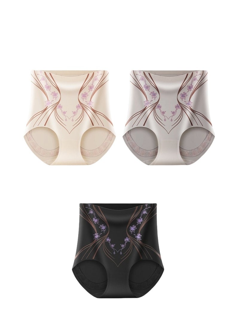 KUYING High Waisted Anti Glare Postpartum Waist Cinching And Hip Lifting Safety Pants For Body Shaping Set Of 3 - Image 1