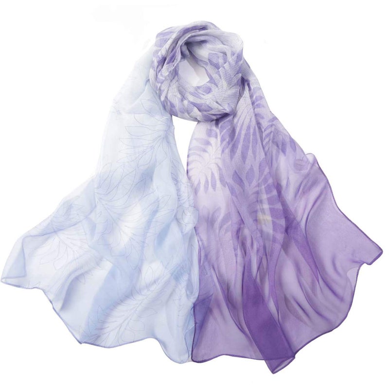 Acotavie Scarfs for Women Lightweight Fashion Scarves Print Floral Pattern Scarf Shawl Wraps (B03) - Image 1