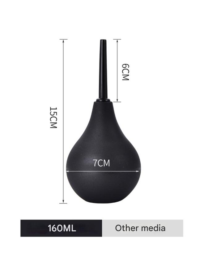 Generic 160ML Medium Enema Ball Set Enema Cleaner Enema Set Unisex [Black] 1 Piece  - Image 1