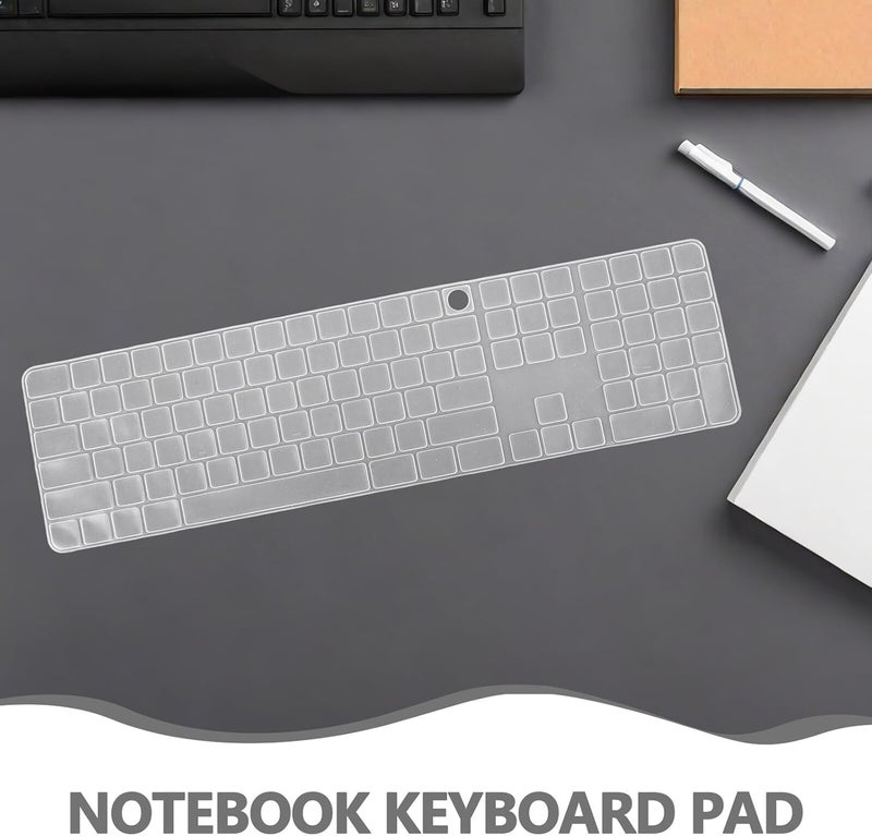 Uonlytech Long Nail Raised Keyboard Cover Silicone Typing Protector for Gamers and Nail Art Enthusiasts Sturdy Skin Compatible with Laptop and Desktop Keyboards - Image 3
