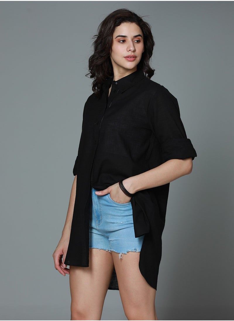 Oversized Black Shirt for Women - pzsku/Z94FADDDEDDC707883451Z/45/_/1720906548/cefba327-1a86-40ad-af28-ef889876dbed