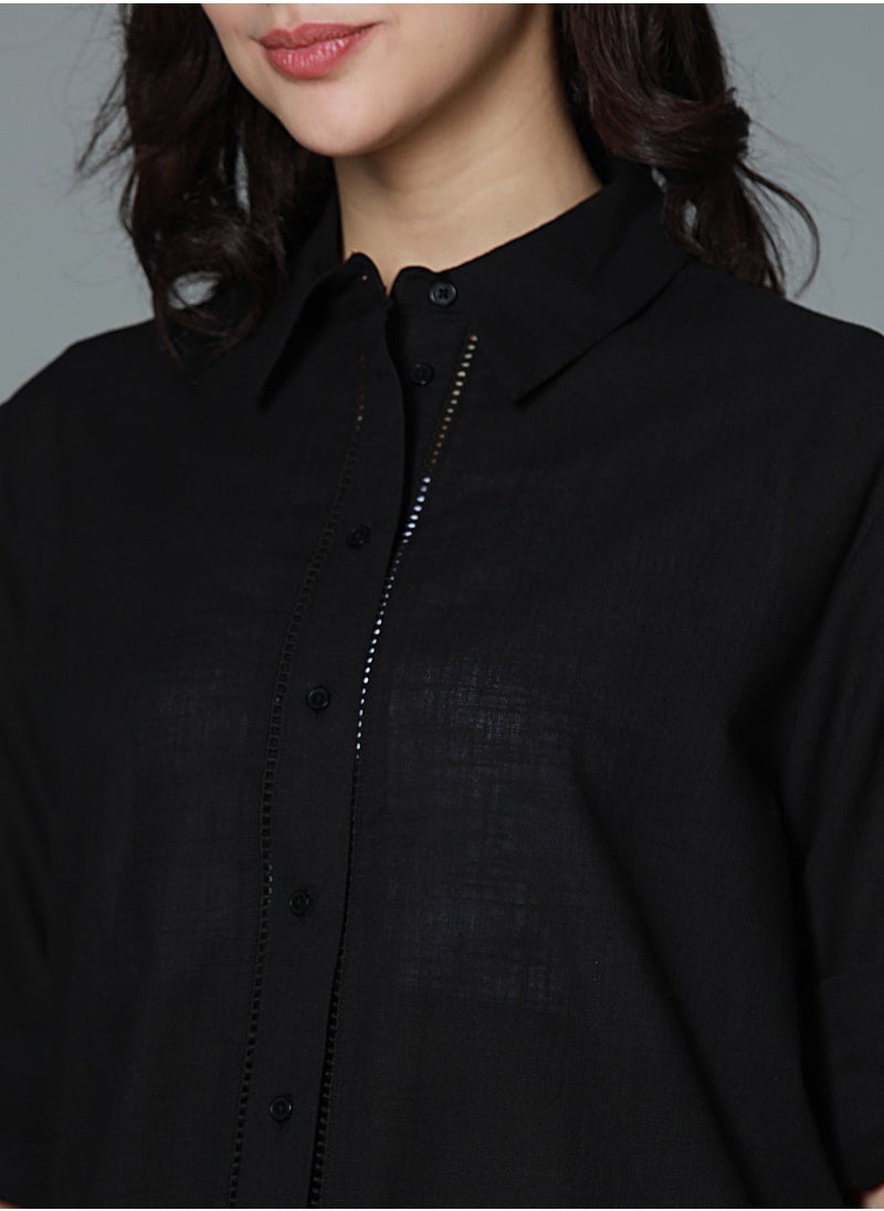 Oversized Black Shirt for Women - pzsku/Z94FADDDEDDC707883451Z/45/_/1721383295/5c279f1f-7972-44f3-ae50-c2484e00e892