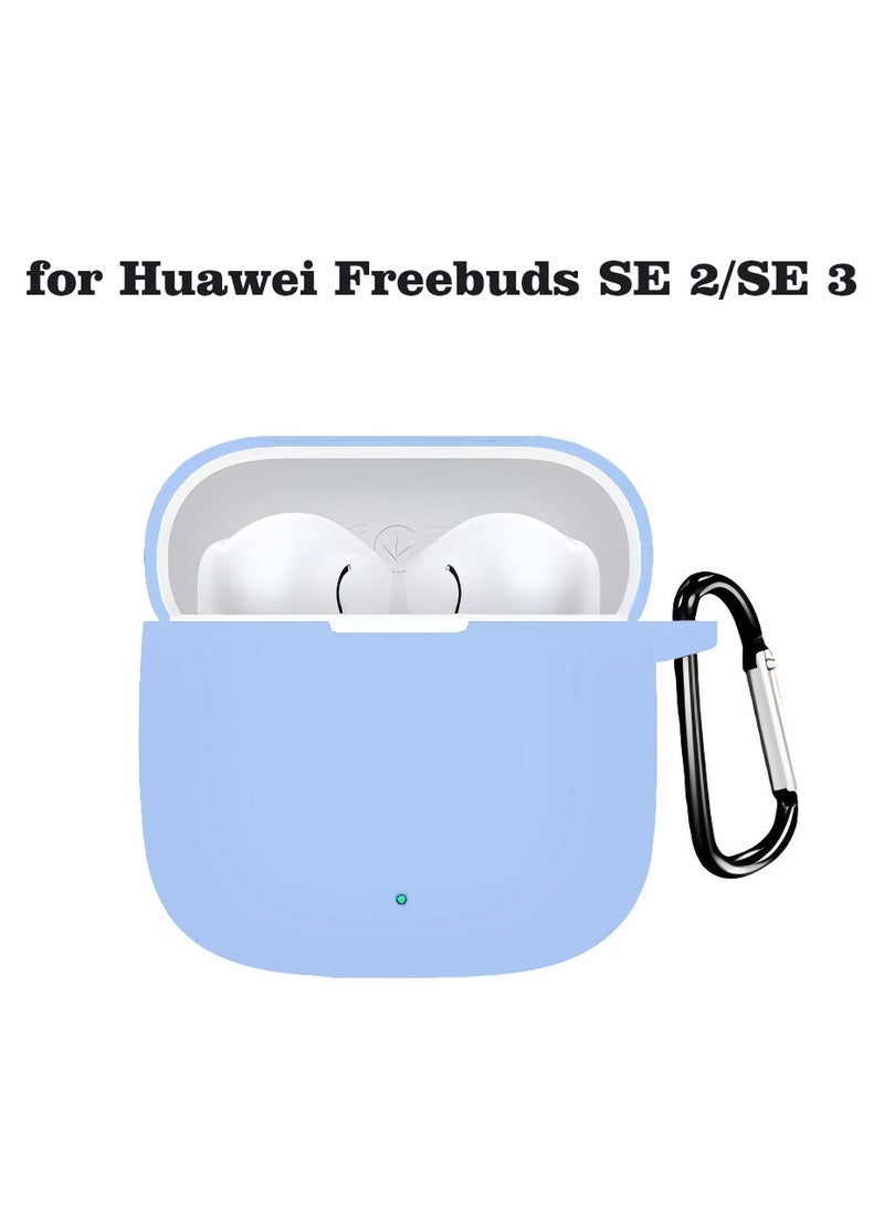 Protective Silicone Case Cover for HUAWEI Freebuds SE 2/SE 3 In-Ear Earphones Light Blue - Image 1