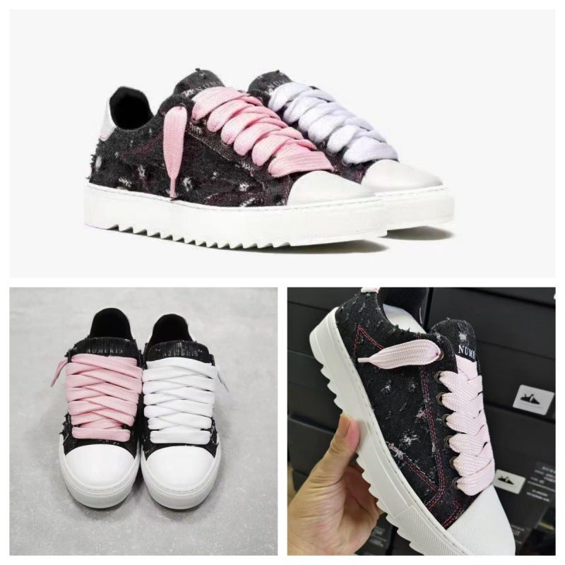 Hot-Selling Men''s and Women''s Shoes, Digital Sports Versatile Casual Shoes, Comfortable Flat Canvas Shoes, Couple Shoes - Image 3