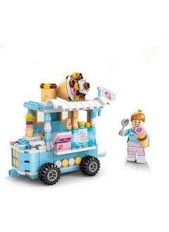 Y&D 184-Piece Mini Street Food Stall Building Block Toy 