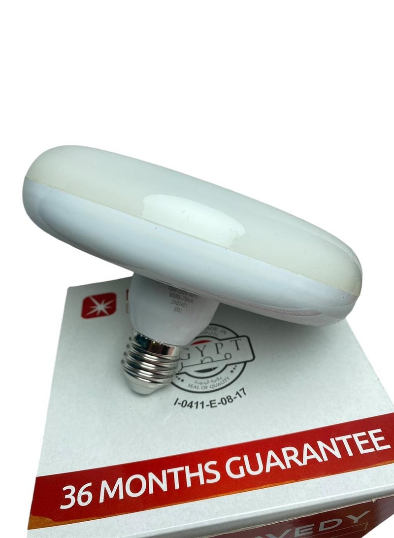 السويدى لمبه ليد السويدي  اوفو ٦٥٠٠ كيلفن اضاءه ابيض ٣٠ وات تصلح بديل الكشافات للغرف والممرات 2850 ليومن - Image 1