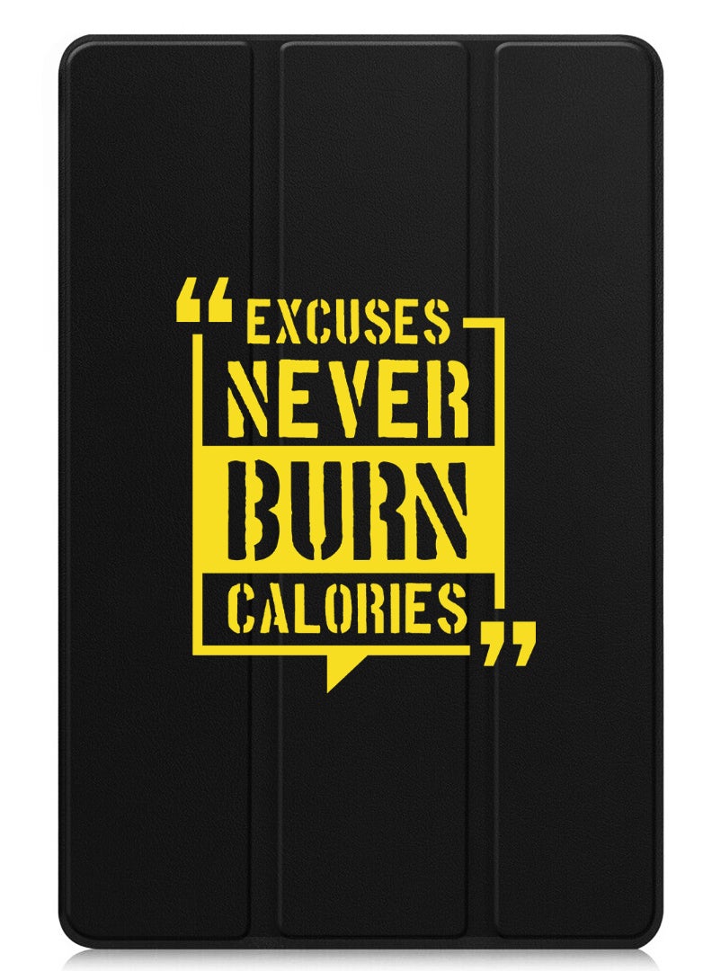 Theodor Protective Flip Case For Apple iPad Pro 11 (2024) With Trifold Stand Auto Wake Sleep Shockproof Cover excuses never - Image 1