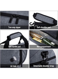 JCB CHIC Gym Bag,Sport Duffle Bag with Shoe Compartment,Small Weekender Overnight Bag Carry on Travel Bag with Wet Pocket Dance Yoga Bag Tote Bag  - Image 3