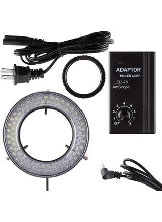 AmScope 78 LED Light Microscope LED Ring Light with Controller for Microscopes Repairs Inspections - pzsku/Z94FB5B19A0AD3F6345DCZ/45/1747233924/826d0f18-bcd4-406e-bc91-65860a997626