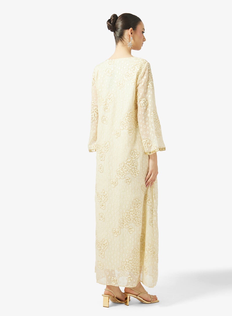 Khizana Embroidered Jalabiya - Image 2