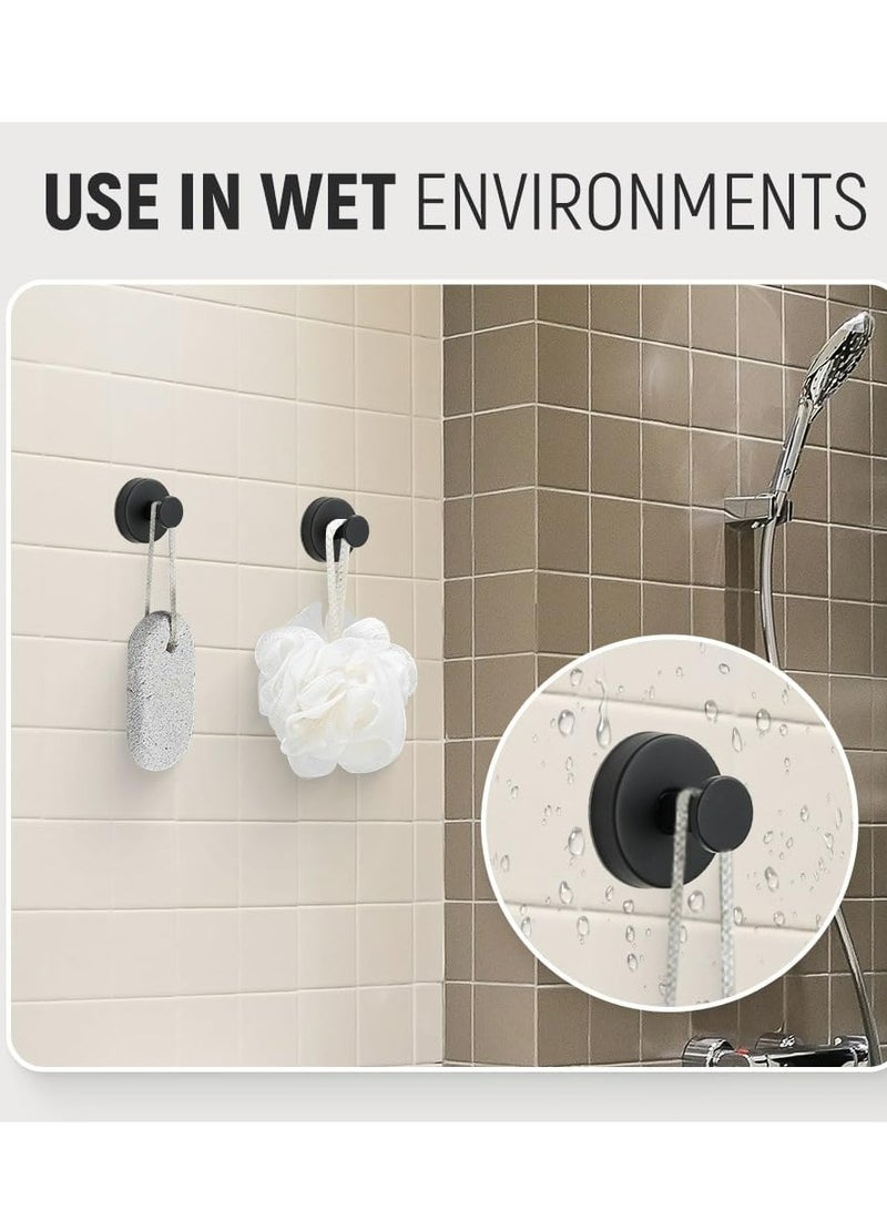 Loquat 2 Pack 2025 New Gold Suction Cup Hooks for Wreaths, Towels, No-Drill for Glass, Windows, Doors - Image 4