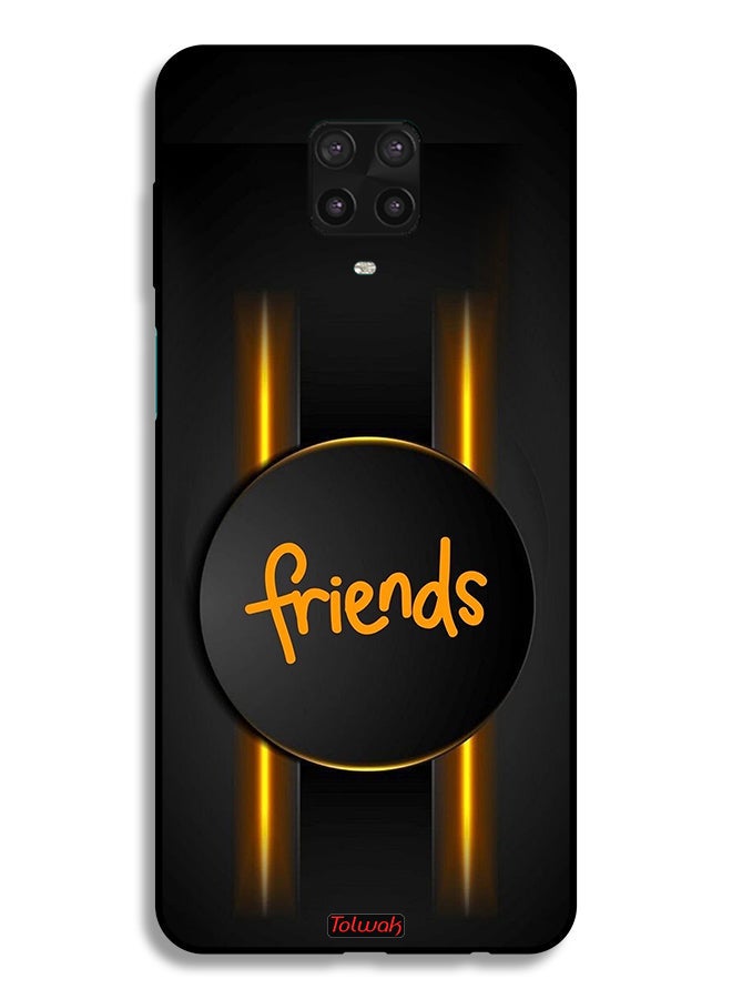 Tolwak Xiaomi Redmi Note 9S Protective Case Cover Friends - Image 2