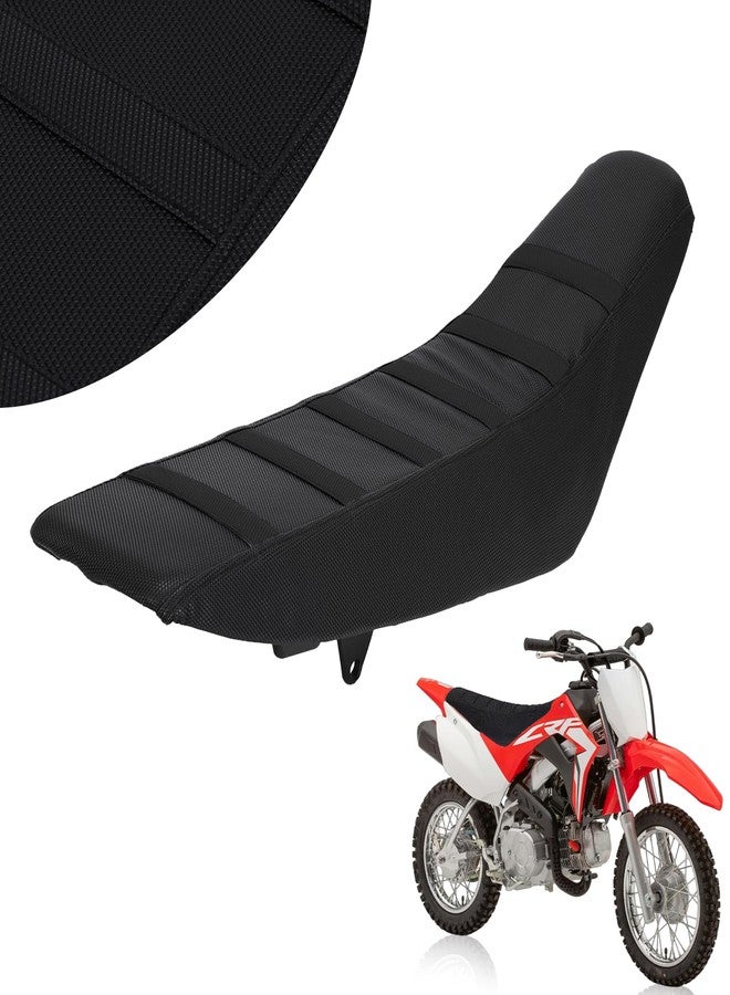 USTPO Dirt Bike Seat Cover Particle Surface Universal for CRF XR RM KX KLX TTR PW Hawk 250 SSR Apollo RFZ TAO TAO Thumpstar 50cc - 450cc Dirt Pit Bike Black - Image 1