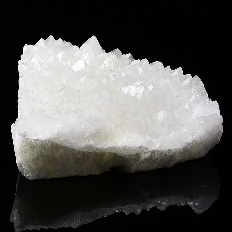 JIC Gem JIC Gem Natural White Clear Quartz Crystal Cluster Geode Druzy Healing Stone Home Decoration Gemstone Specimen Large 1pc 06611 lb