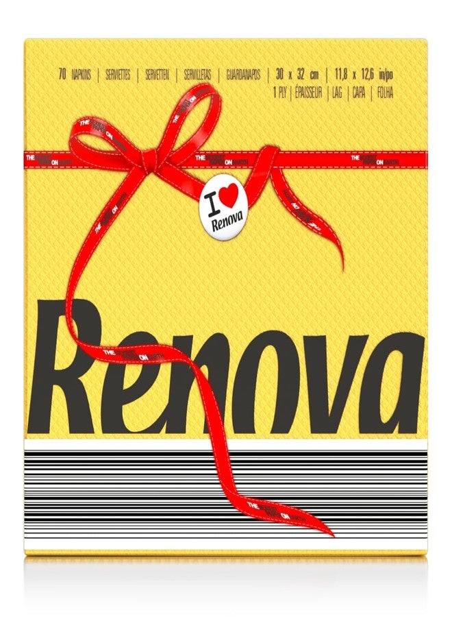 Renova Paper Napkins - Yellow, Extra Soft and Absorbent Paper, First Time in India - Image 1