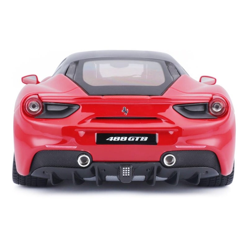 بوراجو سيارة فيراري 488 1/18 معدنية - 16905 - Image 3